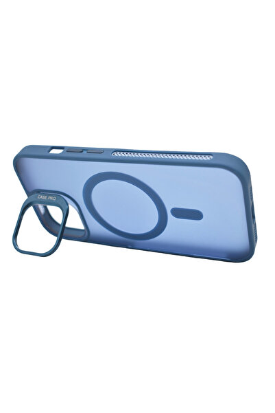 VERTEK Silicone CasePro CameraBracket, camera protection, for iPhone 12 - Blue