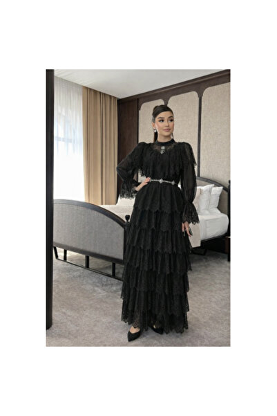 FeteRL DIVA Μαύρο Δαντέλα Φόρεμα