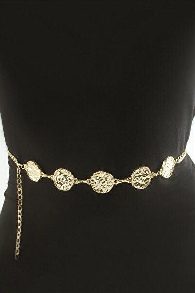 ZERO LAND Nrzsnt Round Metal Chain Belt (181357) - Yellow