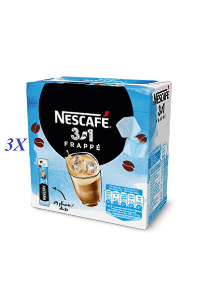 Nescafe 3in1 Frappe Instant Coffee 24 x 15 g - 3 pcs (three boxes)