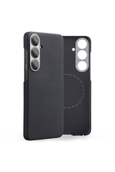 Edizard Carcasă MagSafe Air pentru Samsung Galaxy S24 Plus, neagră