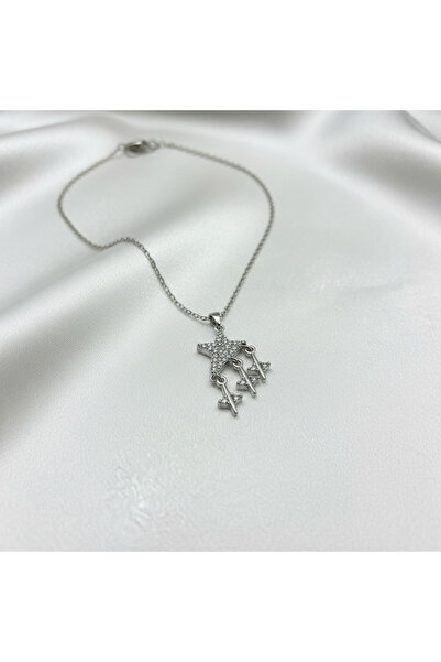 Mİ MİND Star Steel Necklace