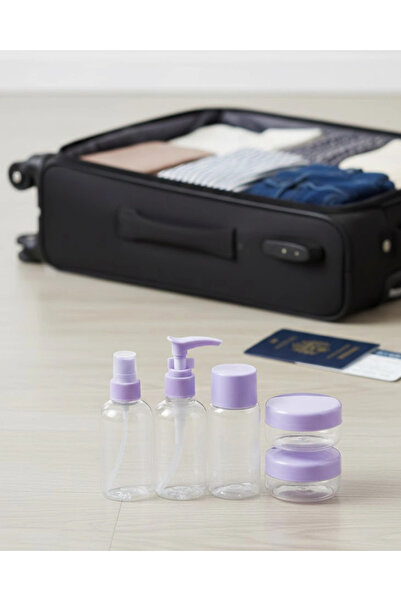 Epilons مجموعة زجاجات سفر سعة 30 مل مكونة من 5 قطع مقاومة للتسرب وقابلة للحمل