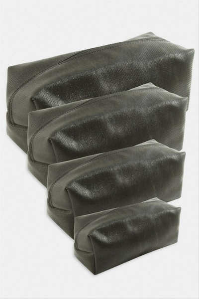 ZERO LAND NRZSNT 4 قطع من أدوات المكياج المحمولة باليد حقيبة سي (185447) - أسود