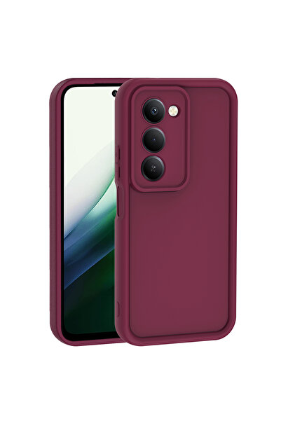 zore Redmi 15 Case with Camera Protection Sys Pineapple Cover - Plum