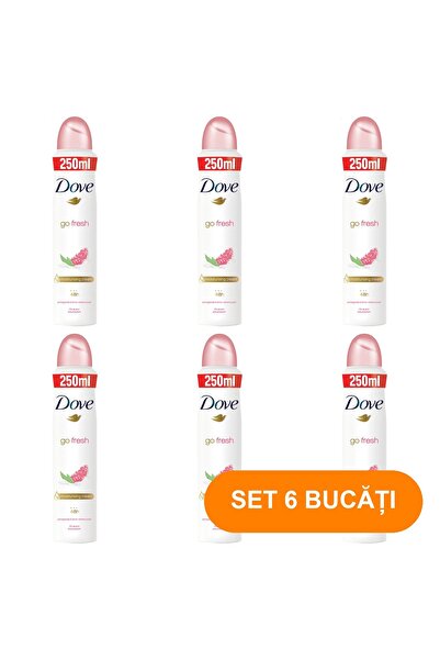 Dove Pomegranate Deodorant Spray 250ml – Pack of 6