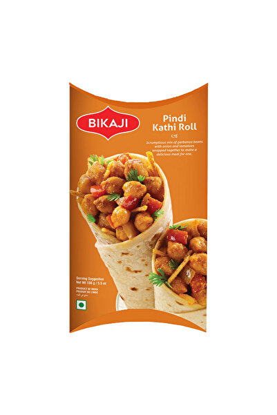Bikaji بيندي شولي كاثي رول 360 جم ​​6 قطع