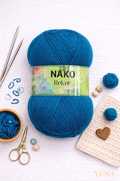 NAKO خيط حياكة ريكور 10328 أخضر بترولي