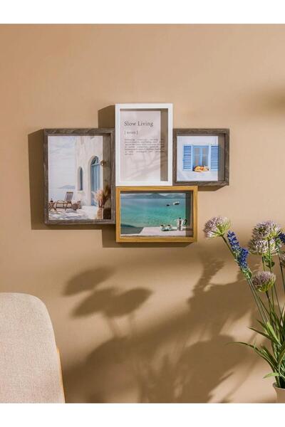 LC Waikiki Ramă foto din lemn, set de 4 (S6)