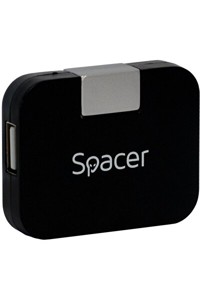 Spacer HUB extern SPACER, porturi USB: USB 2.0 x 4, conectare prin USB 2.0, n...