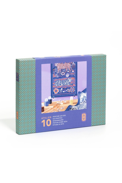 djeco Creative workshop 10 for adults Painting on silk,