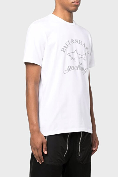 PAUL&SHARK Paul & Shark Printed Crew Neck 100% Cotton Regular Fit t Shirt Men...