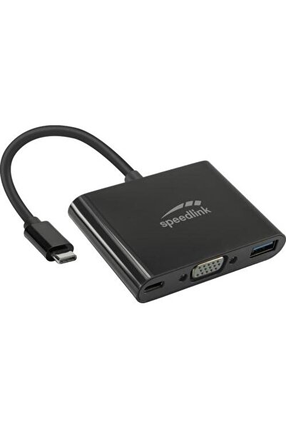 Speedlink SL-180027-BK hub de interfață USB 3.2 Gen 1 (3.1 Gen 1) Tip-C 5000 ...