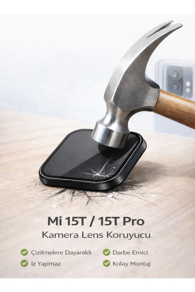 aheaks واقي عدسة الكاميرا Mi 15T / 15T Pro من الزجاج المقسى 9H ماصّ للصدمات ك...