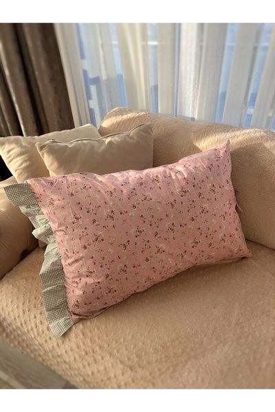 ToffyStore 100% Cotton Lu Lila Flower Vintage Pillowcase