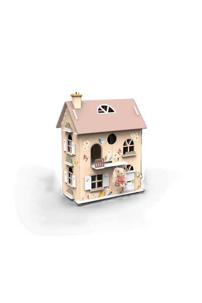 Speedy Monkey Ξύλινο κουκλόσπιτο με αξεσουάρ,