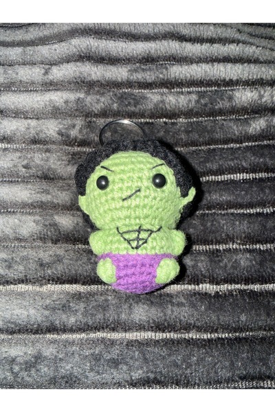 amigurumibaby هالك أميجورومي سلسلة مفاتيح