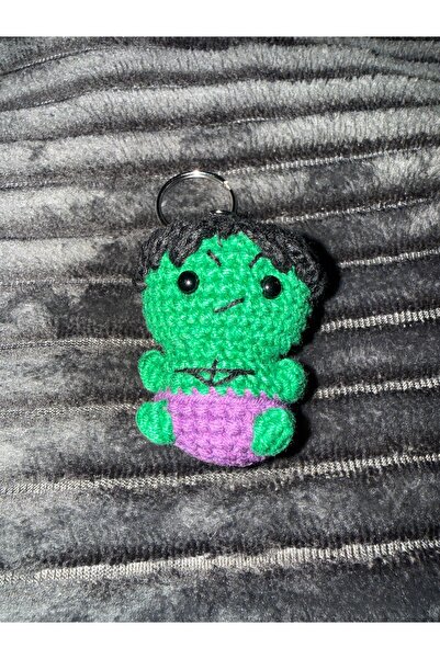 amigurumibaby هالك أميجورومي سلسلة مفاتيح