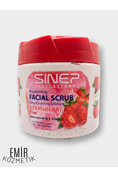 Sinep Yüz Peeling Maskesi Çilek 400 ml