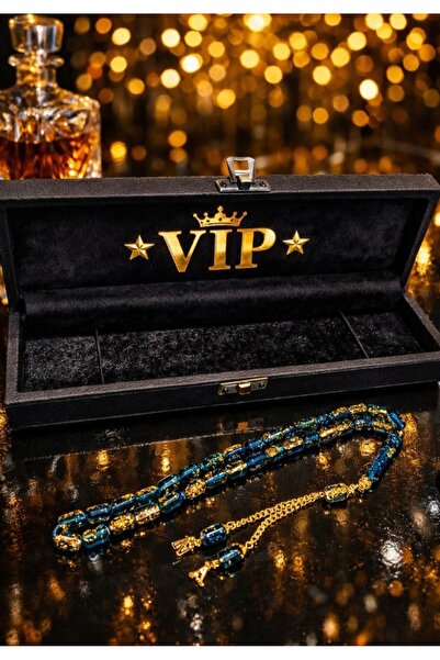 kral hediyelik Altın warak kehribar tesbih altın tozundan yapılma isme özel i...