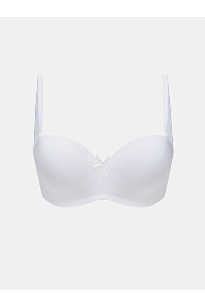 LCW STEPS Lcw Dream White Wired Non-Padded Strapless Bra from Cc Collection