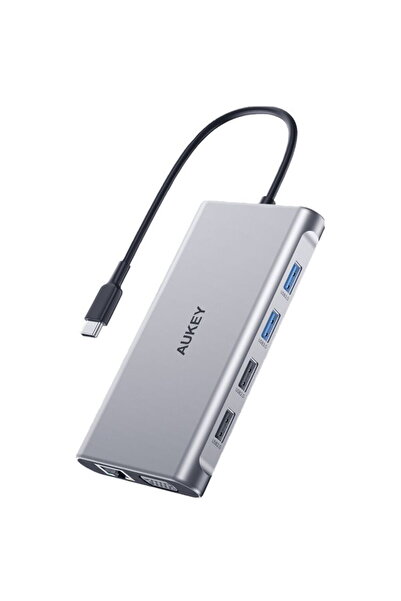 AUKEY CB-C89 Type-C, MicroSD, VGA, Ethernet, HDMI, Thunderbolt, 100 W