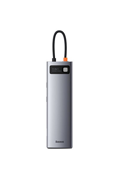 Baseus Hub 11in1 Metal Gleam Series, USB-C to 3x USB 3.0 + 2x HDMI + USB-C PD...