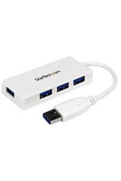 startech MINI USB 3.0 HUB ST4300MINU3W, 4 ports, white