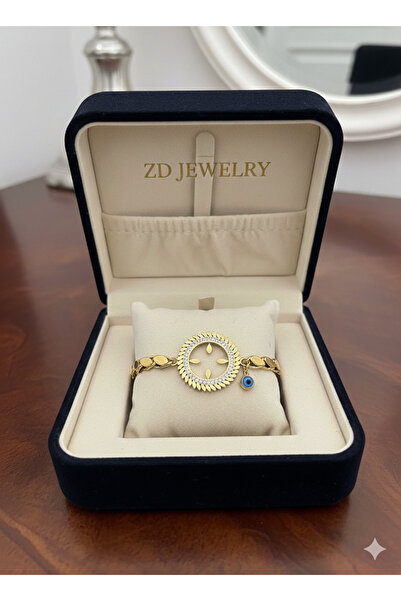 ZD JEWELRY Çeyrek Çerçeveli Bileklik Arpa Bileklik Çeyrek Takılan Bileklik Na...