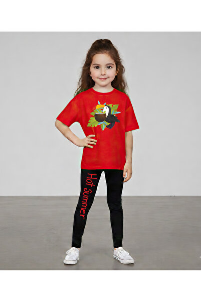 CACTUS COLLECTION Tukan Printed Top and Bottom Set T-Shirt Tights
