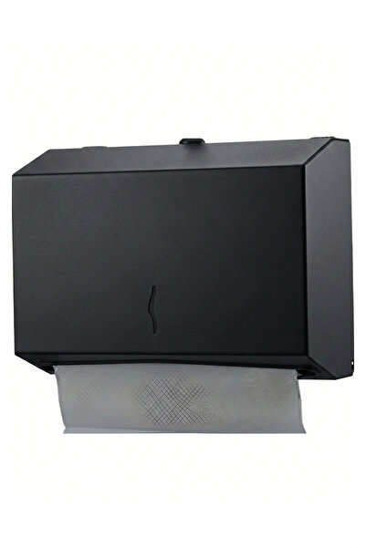 BanyomHome Stainless Steel 200 Z-Fold Paper Towel Holder Dispenser Black, Bat...