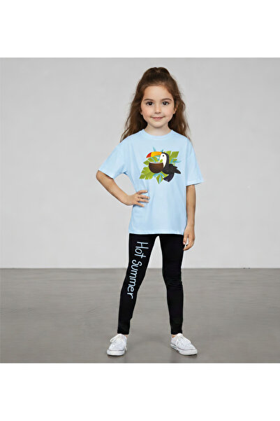 CACTUS COLLECTION Tukan Printed Top and Bottom Set T-Shirt Tights
