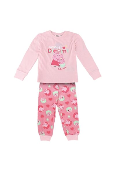 Peppa Pig - Pijama pentru copii, bumbac, roz, 3 ani, set confortabil