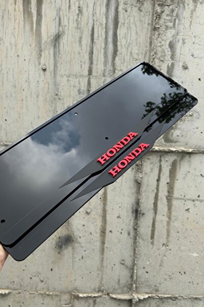 WOODDOOM HONDA Yazılı Özel Full Pleksi Plakalık