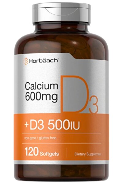Calcium ( 600mg) +D3 ( 500ıu) 120 softgels