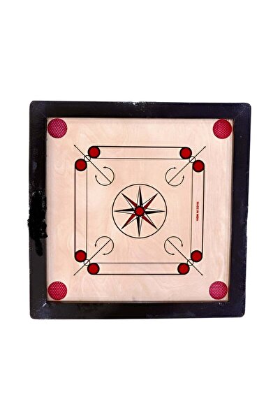 Rally لوحة كاروم خشبية مع عملات معدنية