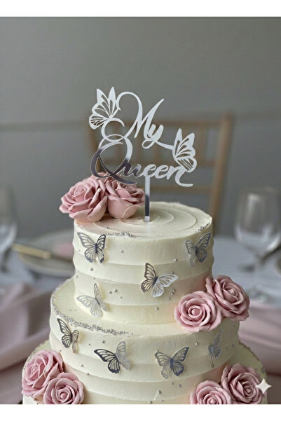 GOLDCENTER ΔΙΑΚΟΣΜΗΤΙΚΟ ΤΟΥΡΤΑΣ MYQUEEN ΜΕ ΣΤΙΚΣ ΚΑΙ ΧΡΥΣΗ ΠΕΤΑΛΟΥΔΑ