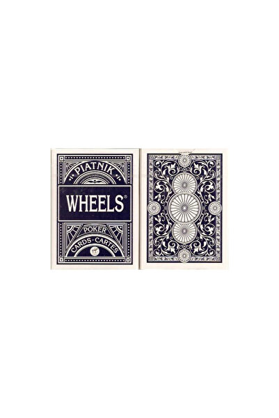 Piatnik - Wheels Poker Cards Rosu/Albastru