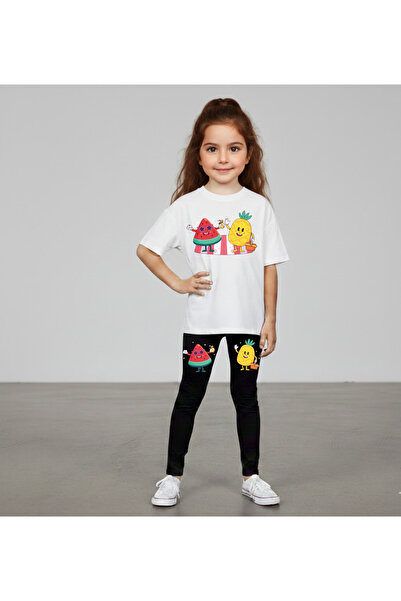 CACTUS COLLECTION Watermelon and Pineapple Printed Top and Bottom Set T-Shirt...