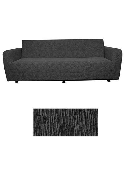 EJMEL Jacar Tree Bark Pattern Fabric 2-Person Sofa Cover Seat Cover Elastic S...
