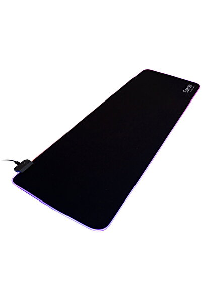 Spacer Mousepad SP-PAD-GAME-RGB-B – Black – 900×300 mm – Slim design for easy...