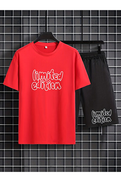 Rayan & Hoor Style Limited ba Printed lt top shorts t-shirt set - ov Oversize...