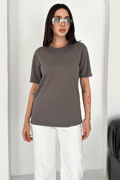 Noa&Noa Основна тениска с къс ръкав – бяла Essential