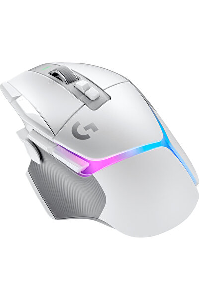 logitech G502 X Plus, USB Wireless, White