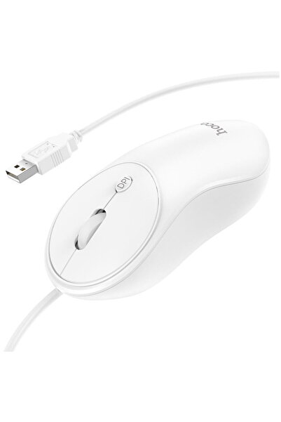 Hoco Gm13 esteem - usb wired mouse, optical 1000 dpi, 3 buttons + scroll, black