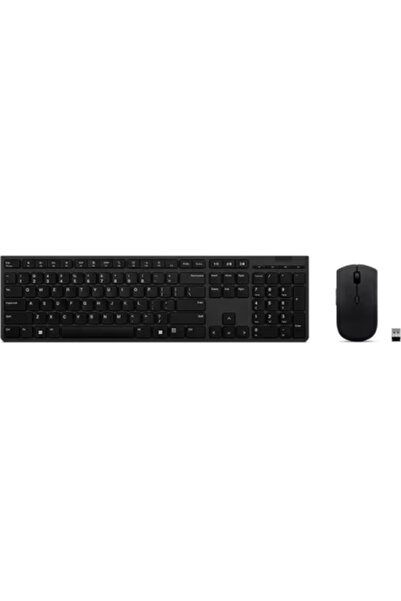 LENOVO 4X31K03931, Wireless, Fara fir, Layout US, Negru + Mouse, Optic, Wirel...