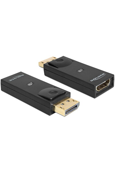DELOCK Adaptor video Displayport la HDMI Negru