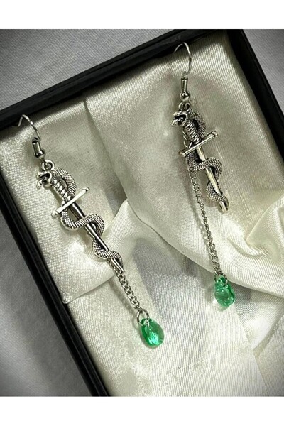 DÜKKAN DESİGN YILANLI_KILIÇ PİNTEREST KÜPE