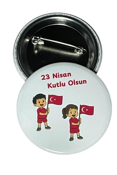 maycollection 23 Nisan Ulusal Egemenlik ve Çocuk Bayramı Rozet Çanta Rozeti-Y...