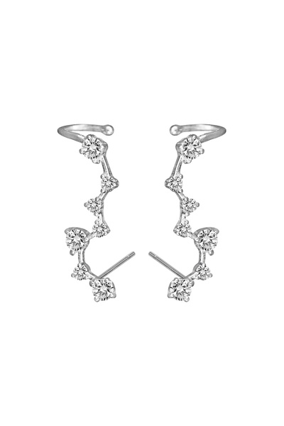 SPARKLES Elegant Stars earrings 925 silver